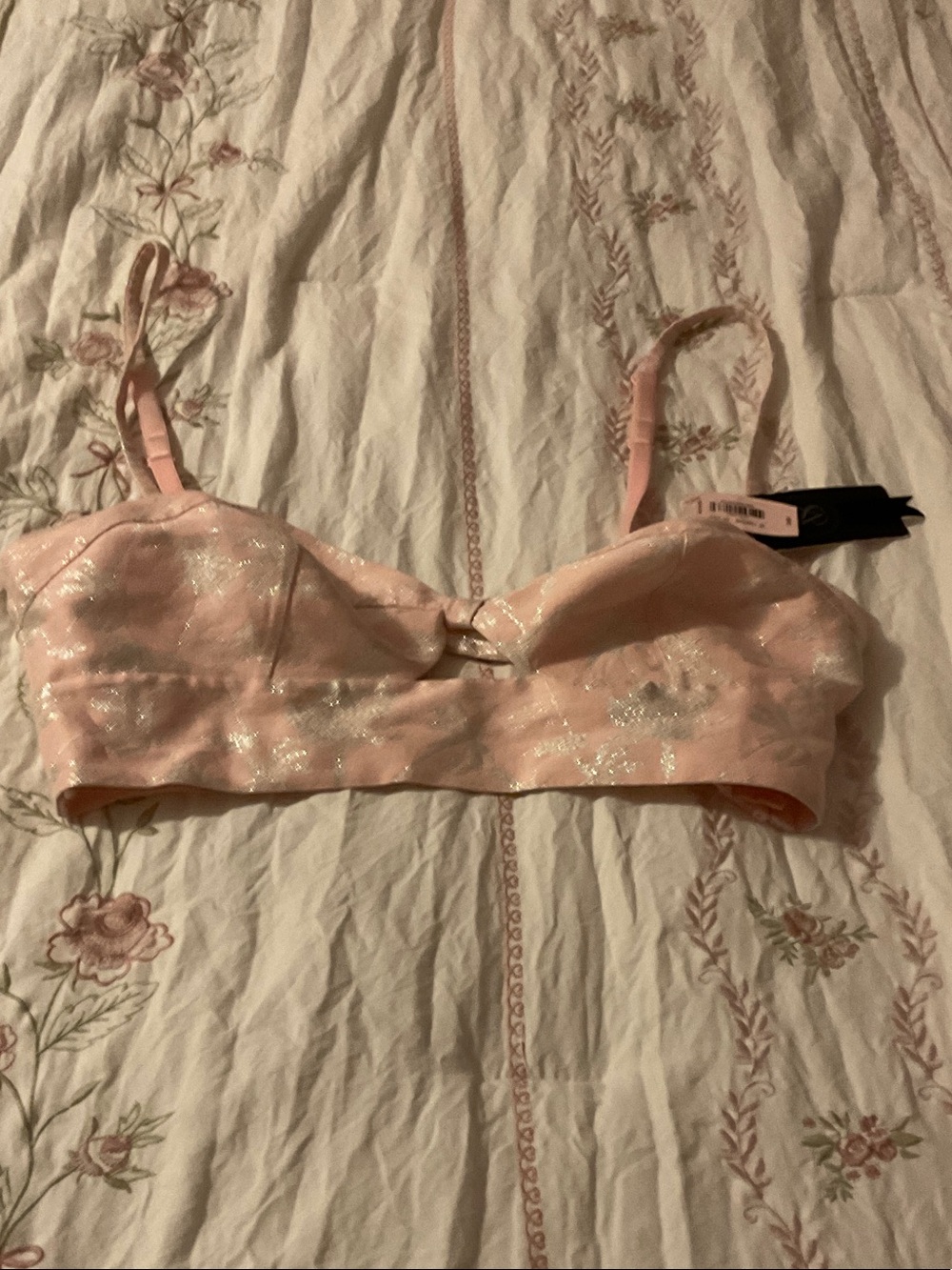 Victoria's Secret Light Pink Shimmer Bralette